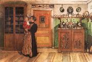 Carl Larsson Tuixt Christmas and New Years Spain oil painting artist